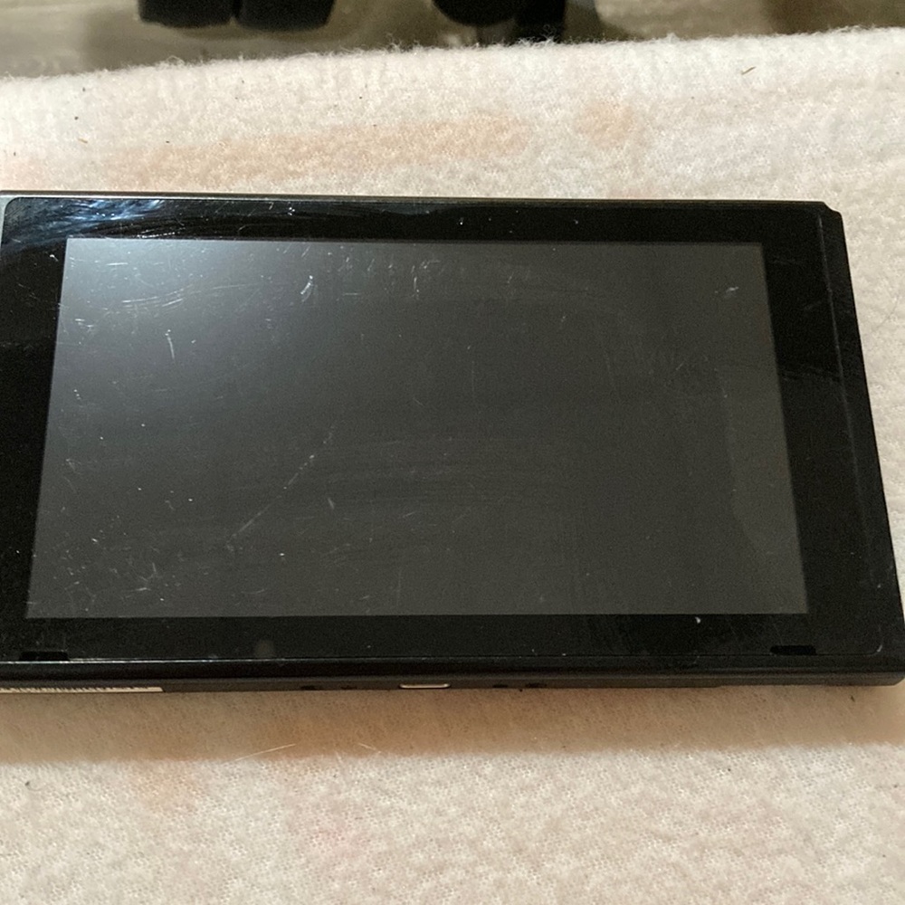 Nintendo switch screen.  Works with wired, or wireless controller